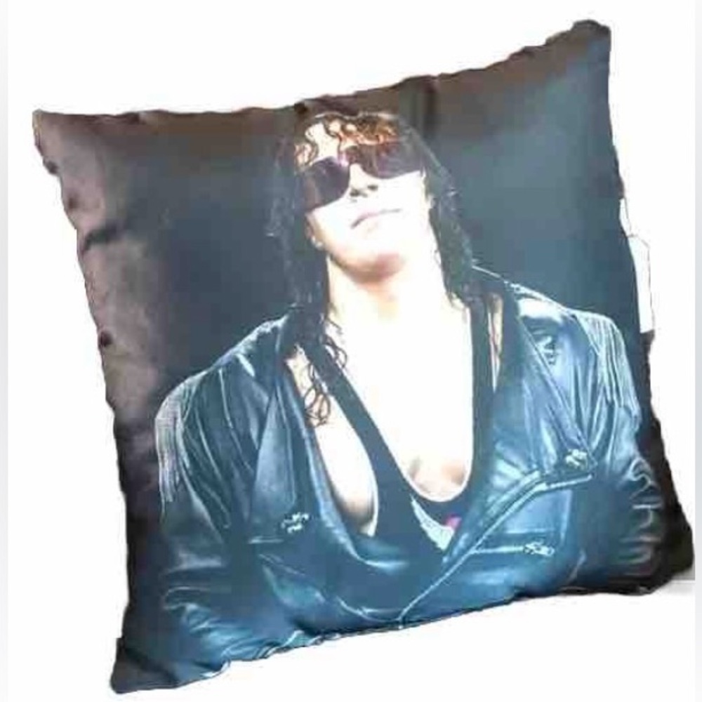 brett Hart/Shawn michaels slam Crate Pillow WWE WWF